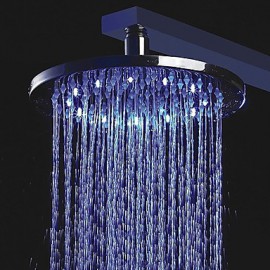 8 pouces tête de douche en laiton avec des couleurs de lumière LED changeant