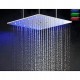 20 pouces oscillant et de la pluie LED 3 couleurs sensible tête de douche de température avec plafond monté bras de douche