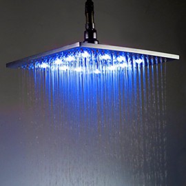 8 pouces tête de douche en laiton avec des couleurs de lumière LED changeant