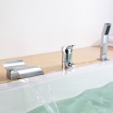 robinet de la baignoire cascade généralisée avec douche à main