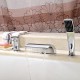 contemporaine robinet de baignoire en laiton avec douche à main - fini chrome