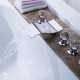 robinet de baignoire cascade avec douche à main (finition chromée)