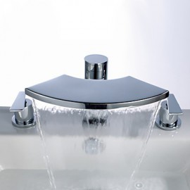 contemporaine cascade de cuivres lavabo robinet