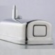 Distributeur savon, 1 pièce Moderne ABS de qualité Acier inoxydable Distributeur de Savon Salle de Bain