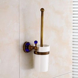Porte Brosse de Toilette, 1 pièce Haute qualité Haute qualité Métal Brosses de toilette et supports Salle de Bain