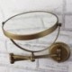 Rideaux de Douche, 1 pièce Laiton Verre Antique Réglable Gadget de Salle de Bain accessoires de douche Salle de Bain