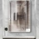 Rideaux de Douche, 1 pièce Verre Trempé Moderne Gadget de Salle de Bain accessoires de douche Salle de Bain