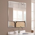 Rideaux de Douche, 1 pièce Verre Trempé Moderne Brillant Miroir accessoires de douche Salle de Bain