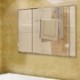 Rideaux de Douche, 1 pièce Verre Trempé Moderne Gadget de Salle de Bain accessoires de douche Salle de Bain
