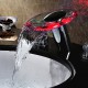 mélangeurs conduit cascade de verre hydroélectrique salle de bain lavabo robinet de puissance finition chromée