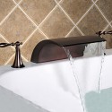 bronze huilé robinet évier cascade salle de bains très répandue