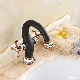 american entraxe standard mélangeurs d'un trou dans huilé bronze lavabo robinet