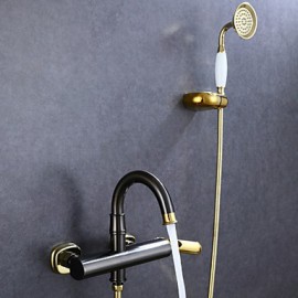 Robinet de douche - Antique - Douchette inclue - Laiton (Bronze huilé)
